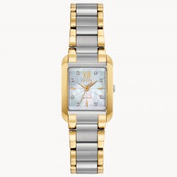 Citizen Bianca Two Tone Mother Of Pearl Square Dial Eco Drive Watch
